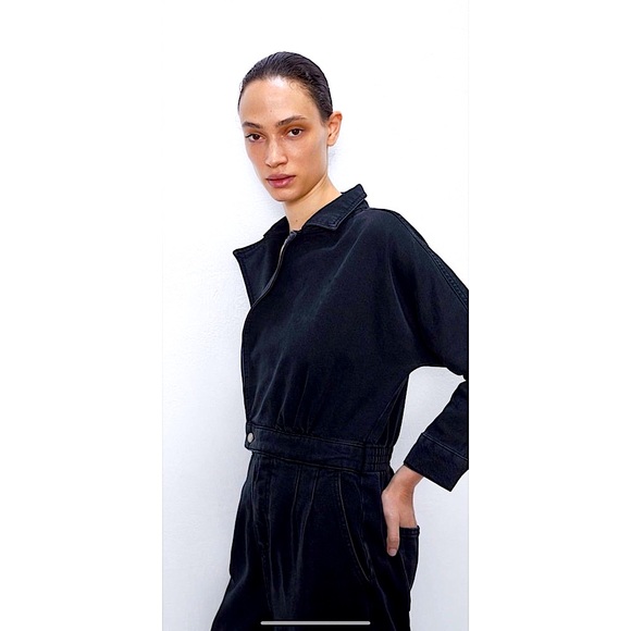 Zara Denim Jumpsuit - Picture 5 of 13